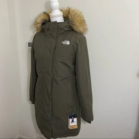 The North Face Women’s Arctic Parka New Taupe Green Sz XS S M L XL XXL FREE TOTE - Picture 3 of 16